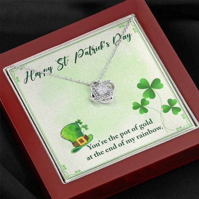 You're The Pot Of Gold - Love Knot Necklace