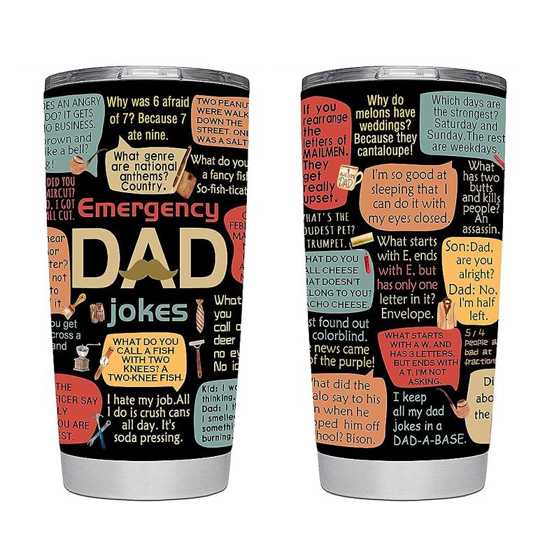 Father's Day Gifts, Funny Gifts For Dad, Dad Joke Gifts Coffee Tumbler 20OZ, Dad Birthday Gift, Gift For Cool Dad From Son Daughter Tumbler 20oz