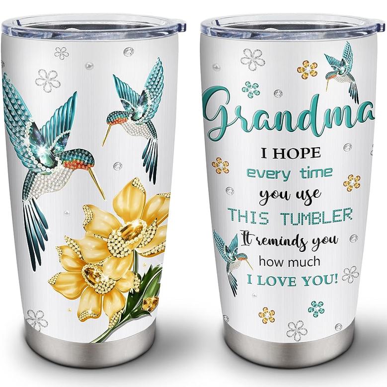 Best Grandma Gifts, GiGi MiMi Thoughtful Gifts for Grandma Tumblers 20oz, Birthday Gift Christmas Gifts for Nana From Granddaughter Grandkids