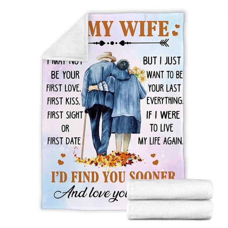 A Letter To My Wife Blanket, Mother's Day Gifts, Christmas Gift For Wife, Anniversary Gift, Wife Blanket