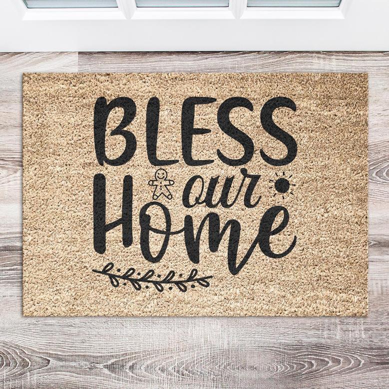 Bless Our Home Doormat | Indoor Outdoor Doormats