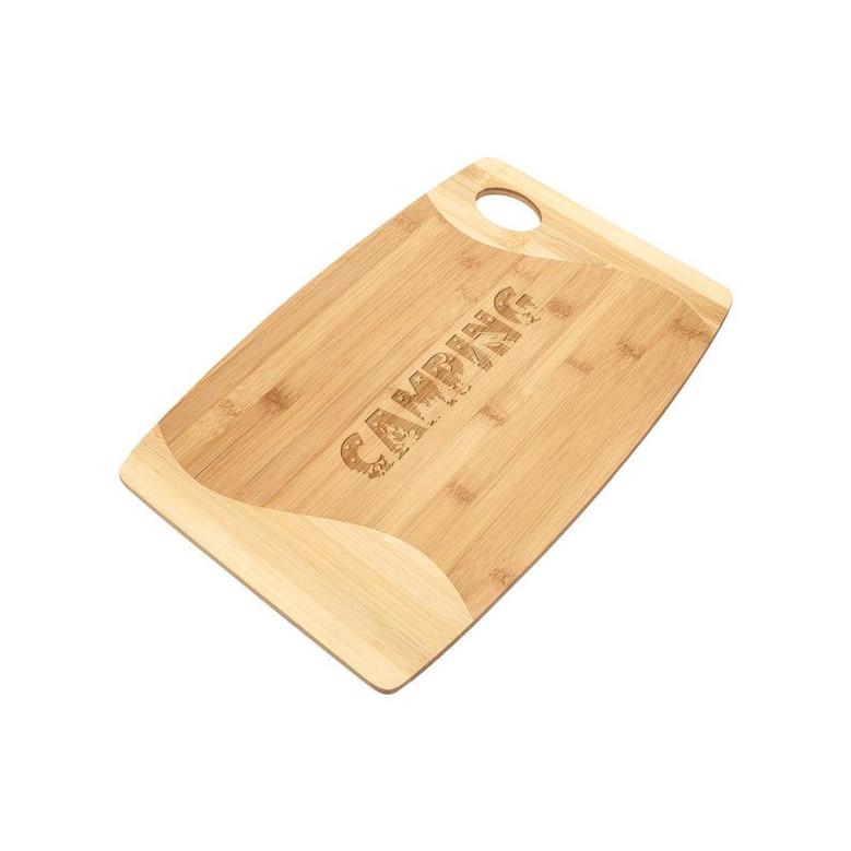 Camping Bamboo Laser Etched Cutting Board, Camping RV gifts, Camper decor, RV decor, RV Accessories, Camp Kitchen