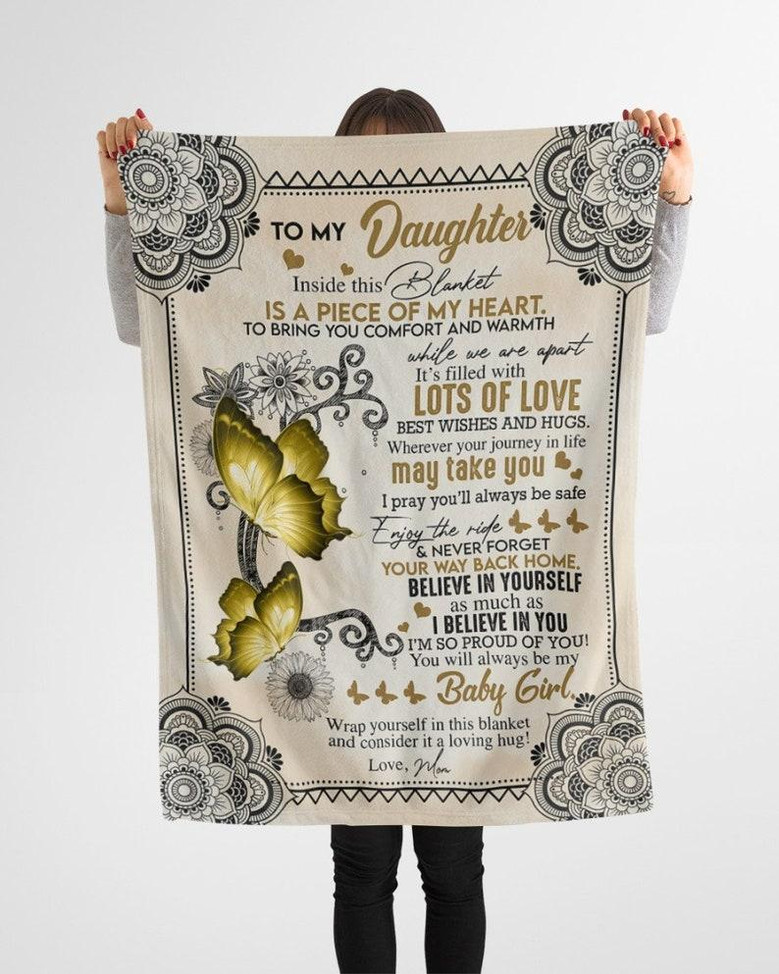 You Hold Our Hands Blanket, Personalized Mommy With Kids Name