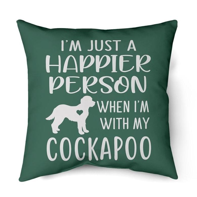 Happier person cockapoo