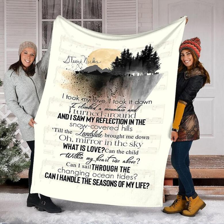 I Took My Love I Took It Down Blanket, Special Blanket, Anniversary Gift, Christmas Memorial Blanket Gift Friends and Family Gift