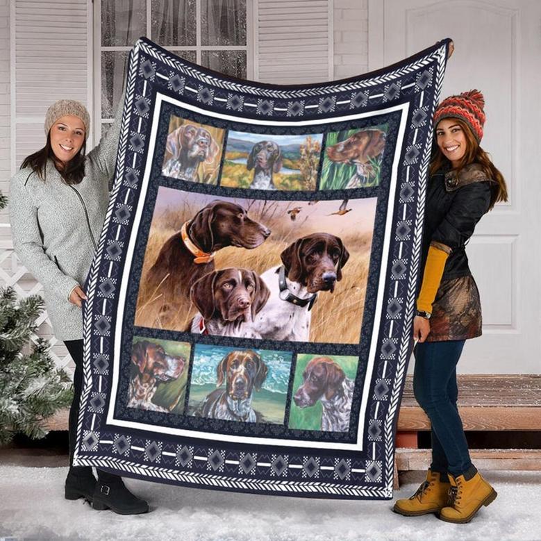 Labrador Retriever Dog Blanket - Gift for Dog Lover Blanket, Sherpa Fleece mink Bedroom Decor, Adult Kid Blanket - Gifts Her Him