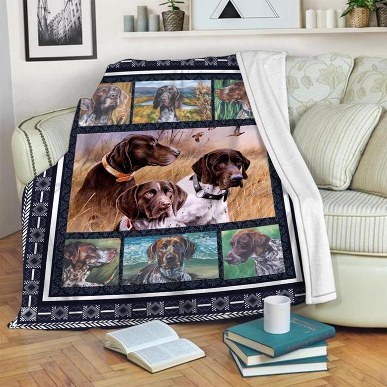 Labrador Retriever Dog Blanket - Gift for Dog Lover Blanket, Sherpa Fleece mink Bedroom Decor, Adult Kid Blanket - Gifts Her Him