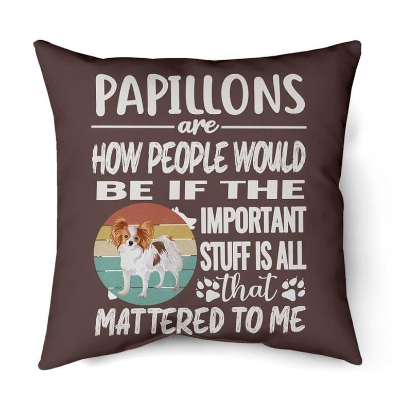 Papillons are how people