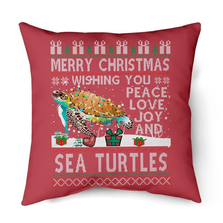 Peace love joy and sea turtles