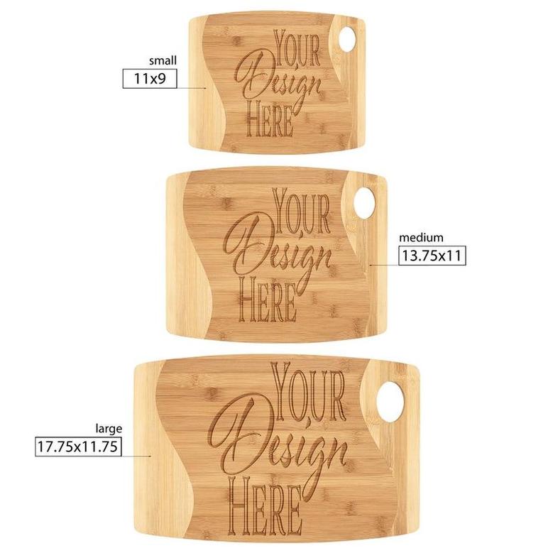 Personalize With Your Own Design Bamboo Cutting Board