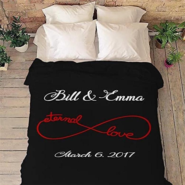 Personalized Valentine gift, Custom blanket, Valentine's day blanket,anniversary valentine, gift for her, gift for him,Fleece sherpa blanket