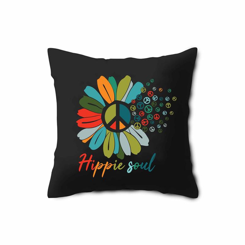 Hippie Soul Sunflower Pillow Case