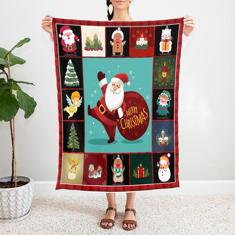 Santa Claus Gives You Christmas Gifts Blanket