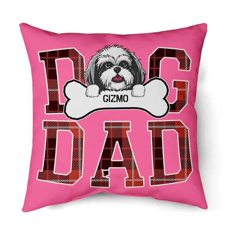 Custom Shih Tzu Dog Dad, Personalized Christmas Gifts for Dog Lovers