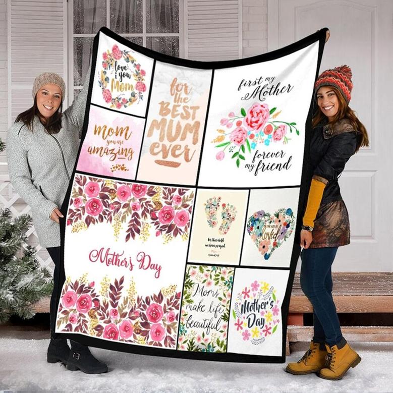 To Mom t Blanket, Mother's Day Gifts, Christmas Gift For Mother, Anniversary Gift, Mom Blanket