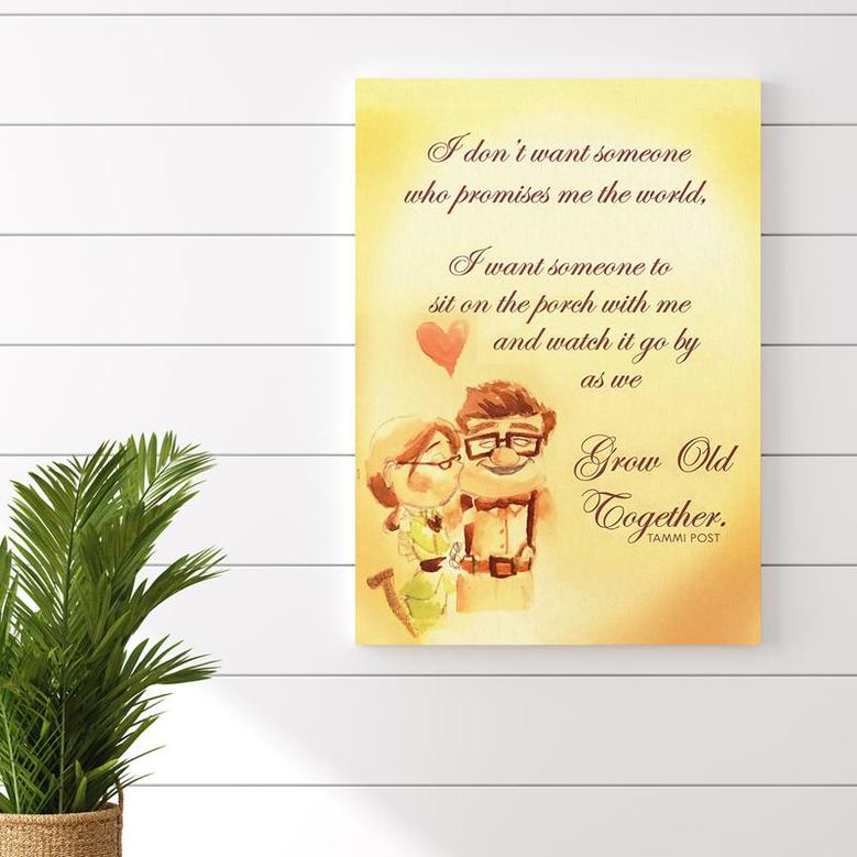Grow Old Together Poster Couple Poster Wedding Wall Arts