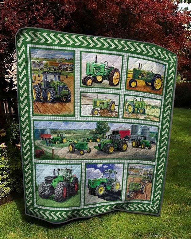 Tractor Blanket, blanket for Farmer, tractor lovers, Christmas blanket, blanket for daddy, Grumpy Grandpa, gift for daddy, blanket for son