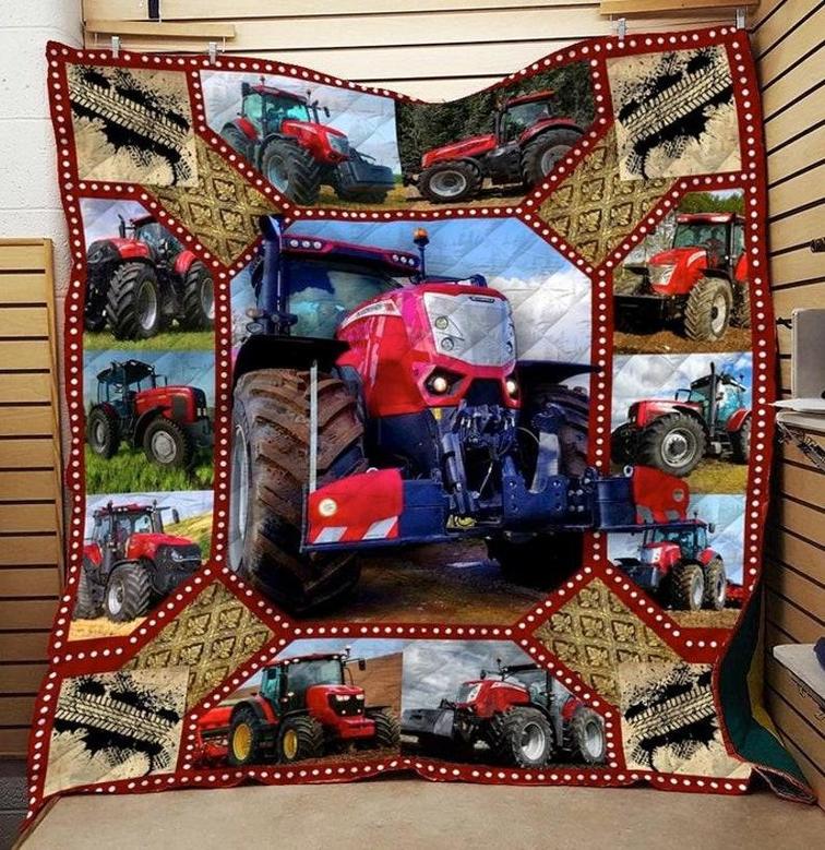Tractor blankets, blanket for Grandson, tractor lovers, Farmer blanket, Christmas blanket, blanket for daddy, Grumpy Grandpa