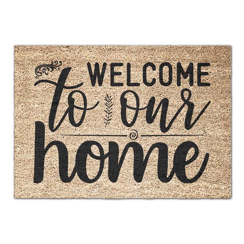 Welcome To Our Home Doormat | Welcome Doormats | Home Decor