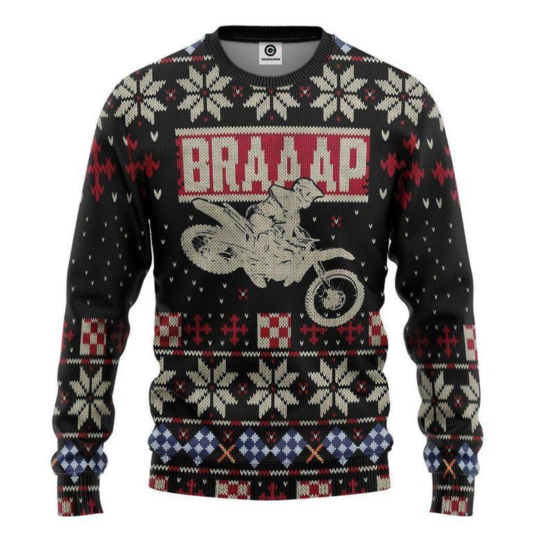 3D Braaap Black Ugly Sweater - Best Gift For Christmas