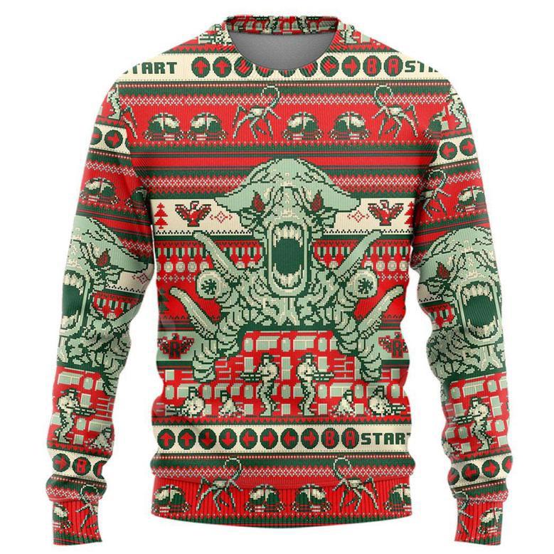 3D Contra Ugly Sweater - Best Gift For Christmas