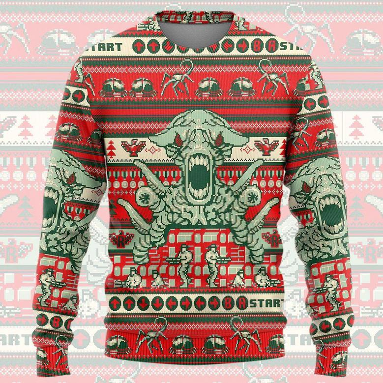 3D Contra Ugly Sweater - Best Gift For Christmas