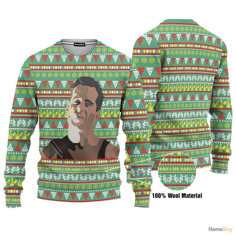 3D Die Hard Ugly Sweater - Best Gift For Christmas Xmas