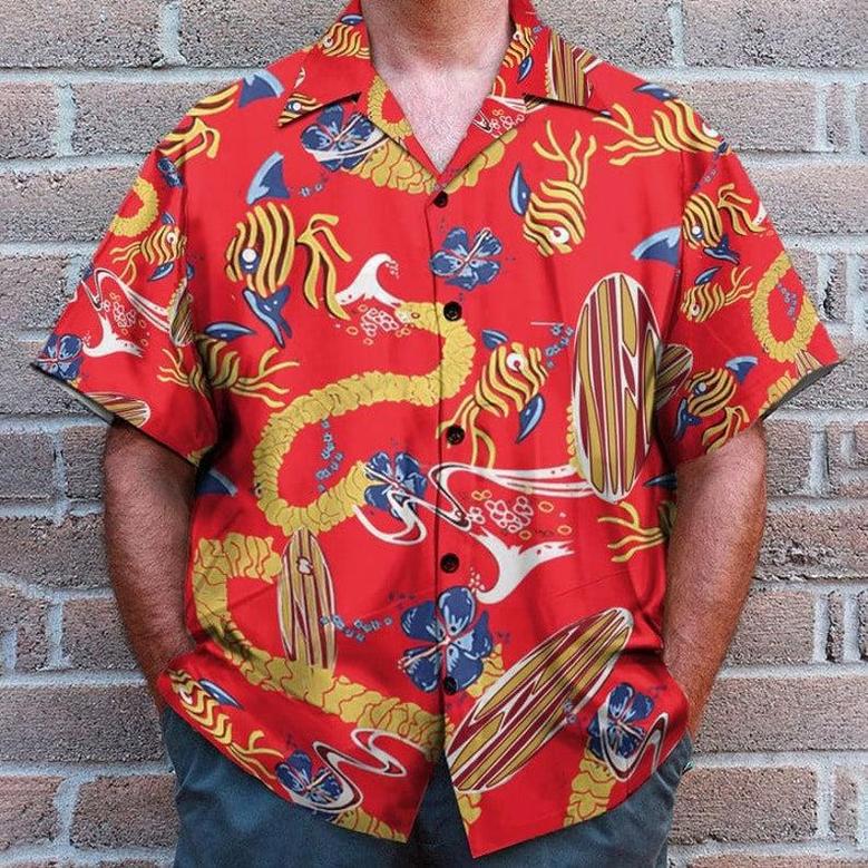 3D Dr Gonzo Fear And Loathing In Las Vegas Hawaiian Shirt - Perfect Gift For Friends, Family