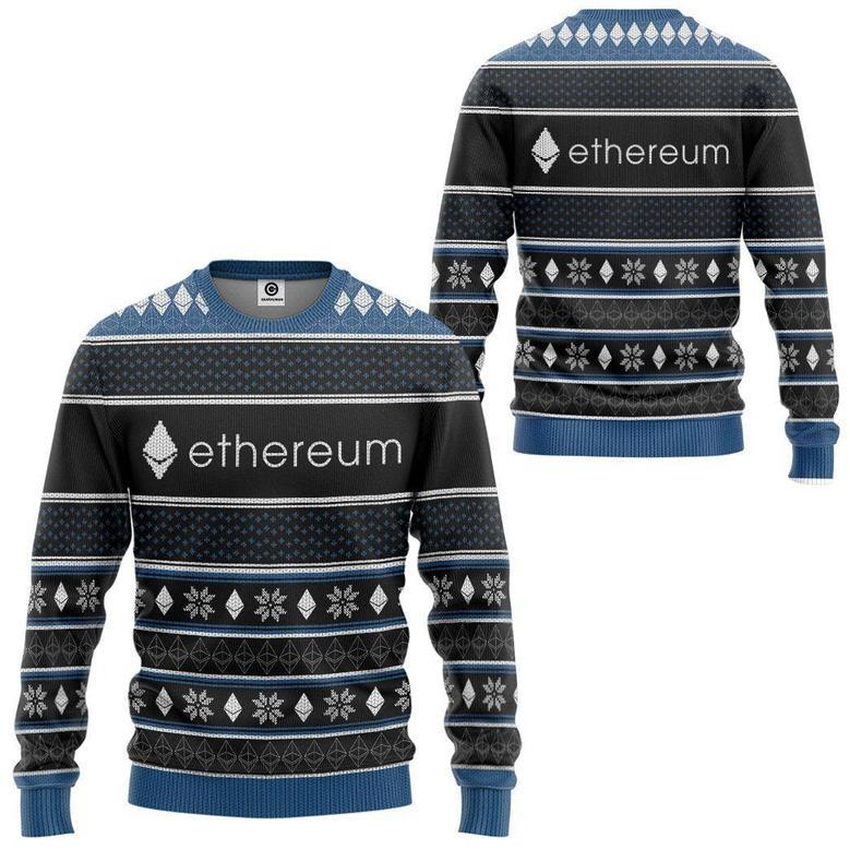 3D Ethereum Christmas Custom Cosplay Ugly Sweater