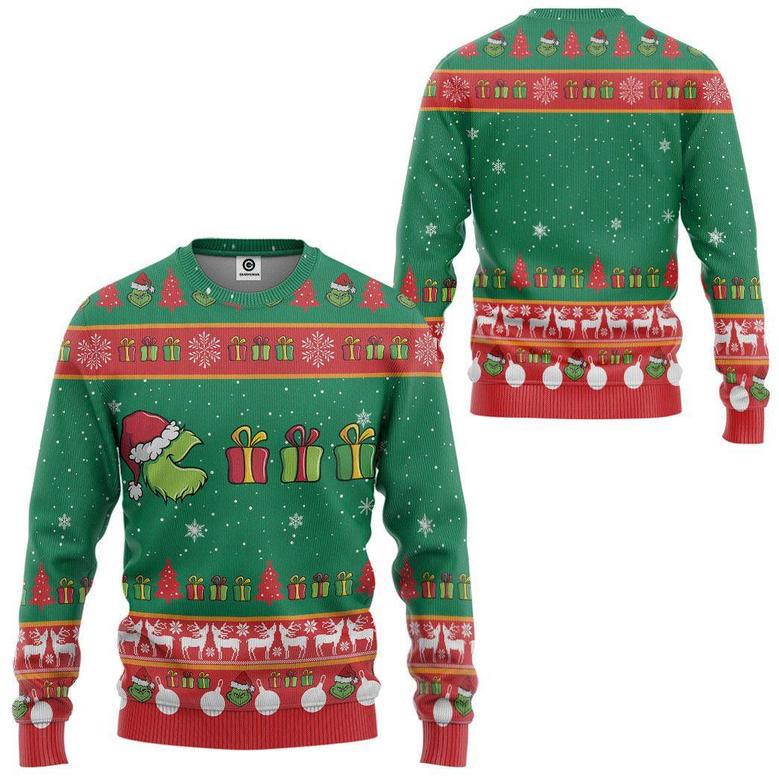 3D Grinched Man Ugly Sweater - Best Gift For Christmas