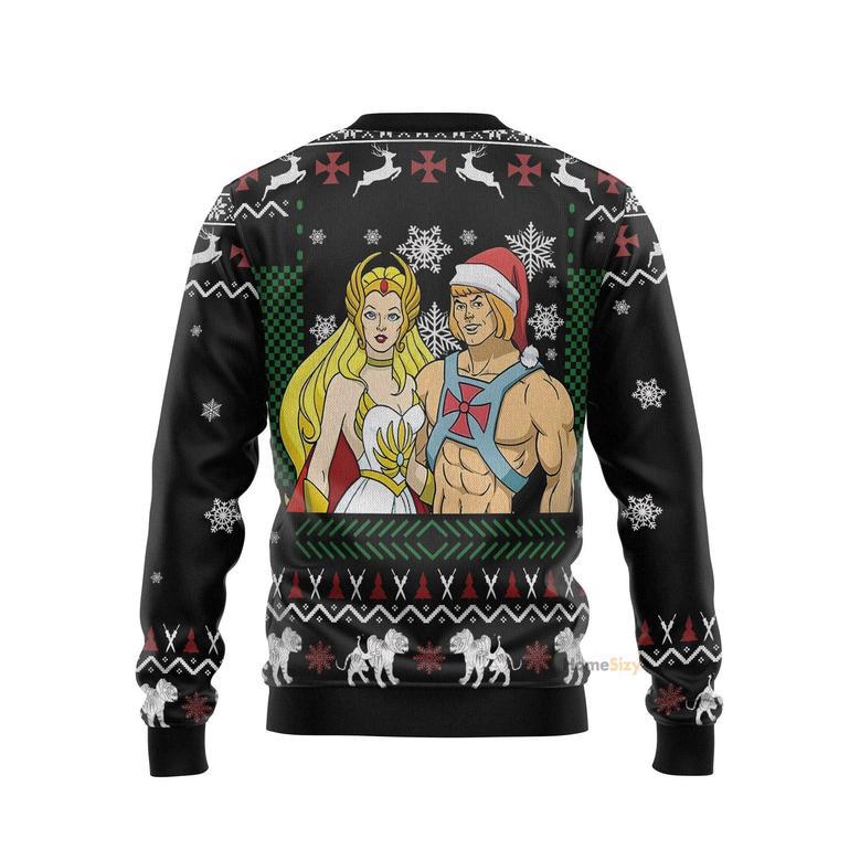 3D Heman Shera Christmas Custom Cosplay Ugly Sweater