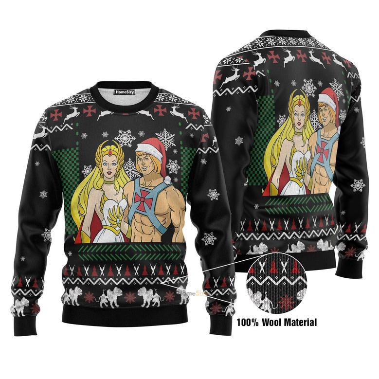 3D Heman Shera Christmas Custom Cosplay Ugly Sweater