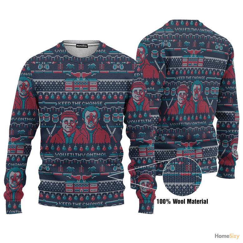 3D Home Alone Ugly Sweater - Best Gift For Christmas