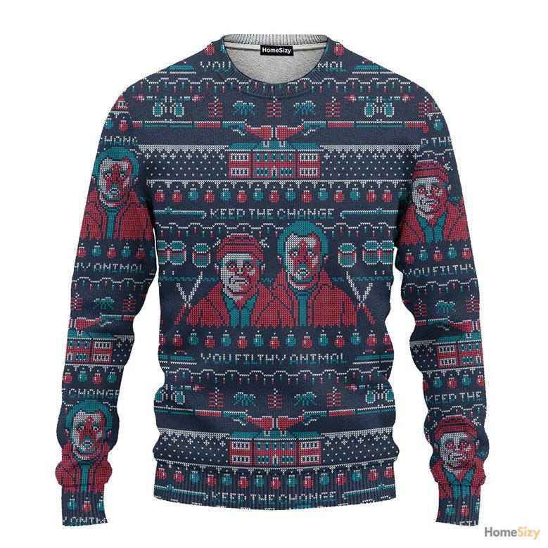 3D Home Alone Ugly Sweater - Best Gift For Christmas