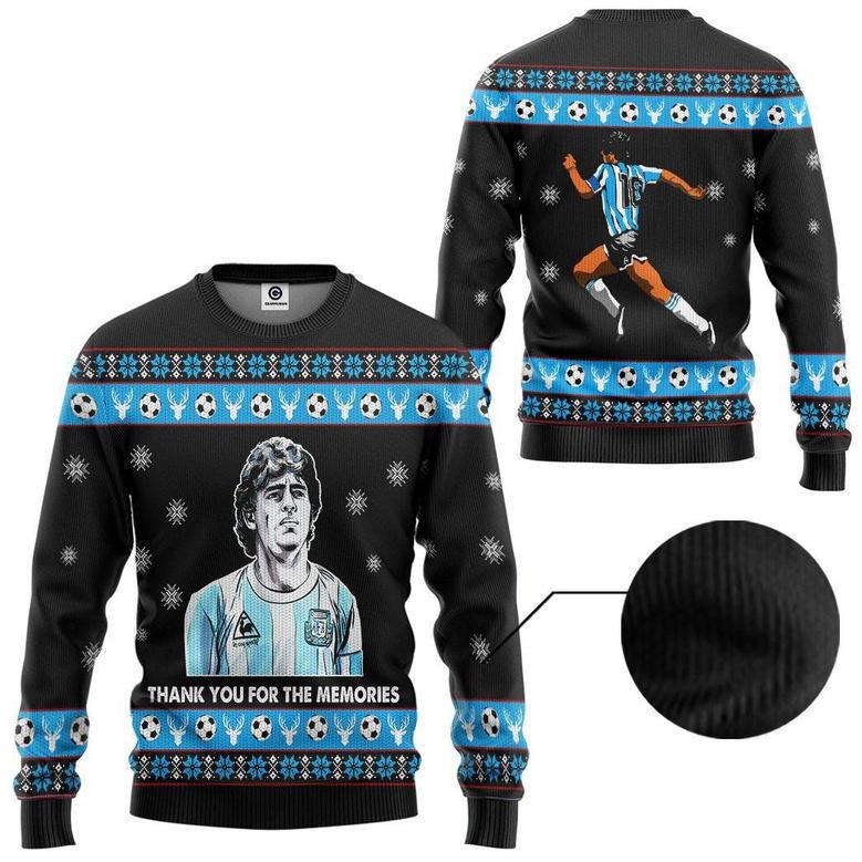 3D Maradona 2020 Ugly Sweater For Men And Women