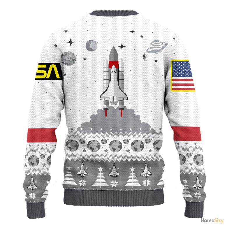 3D NASA Christmas Edition Custom Cosplay Ugly Sweater