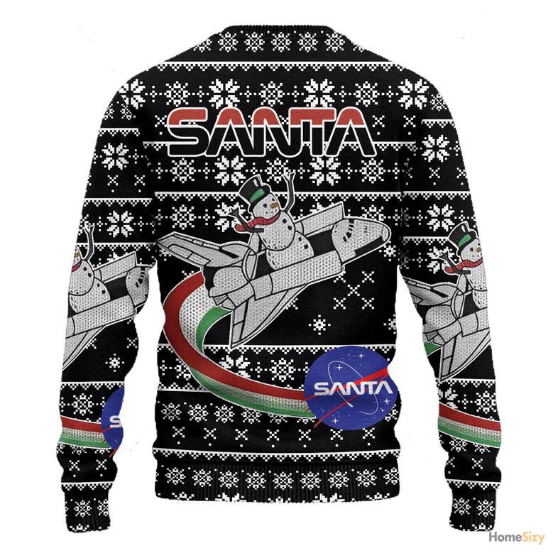 3D Nasa Santa Xmas Ugly Sweater - Best Gift For Christmas