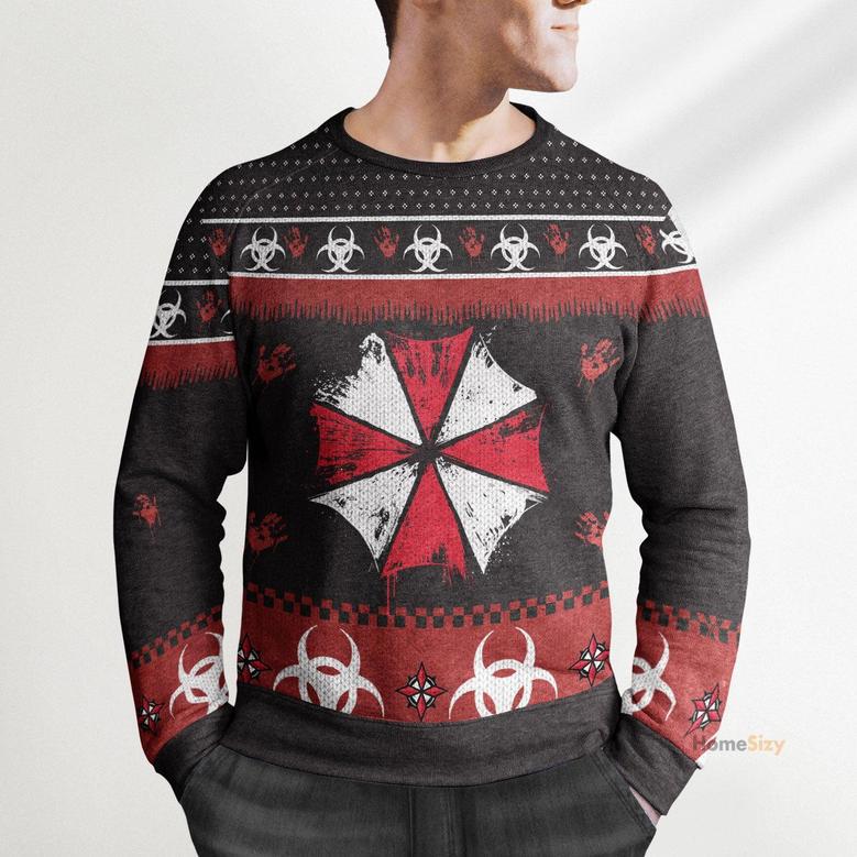 3D Resident Evil Ugly Sweater - Best Gift For Christmas