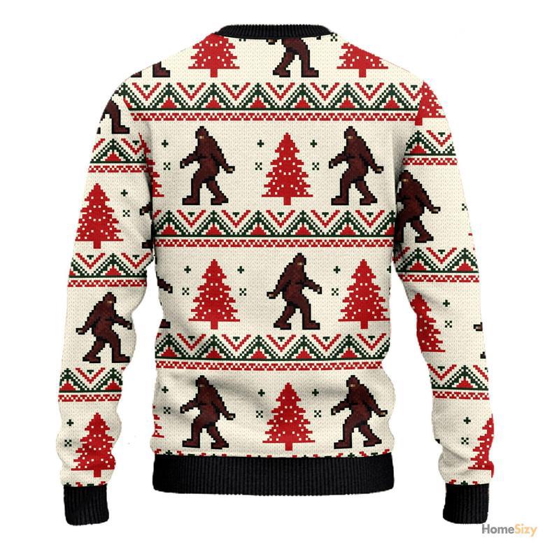 Amazing Bigfoot Ugly Christmas Sweater - Gift For Men And Women