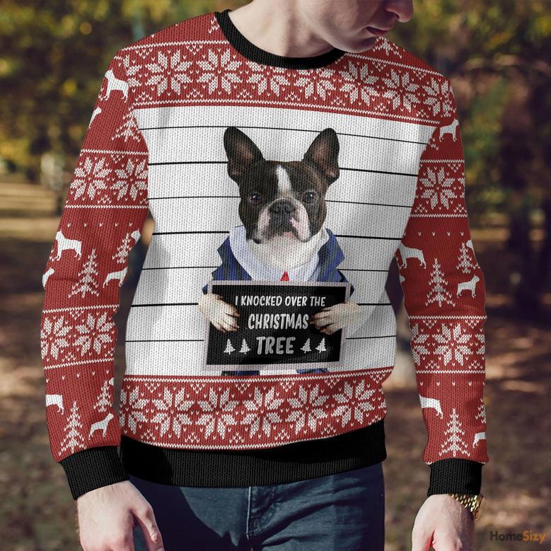 Animal Boston Terrier Ugly Sweater