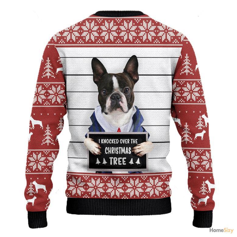 Animal Boston Terrier Ugly Sweater