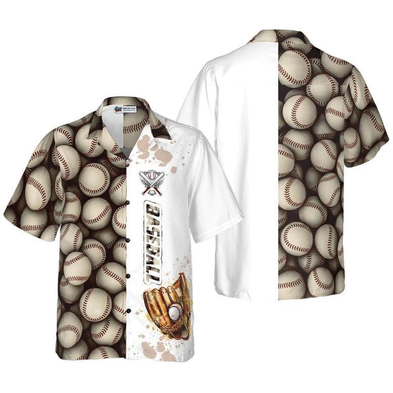 Baseball Aloha Hawaiian Shirt, Baseball Pattern And Logo Aloha Shirt, Baseball Hawaiian Shirt For Summer - Perfect Gift For Men, Women, Baseball Lover