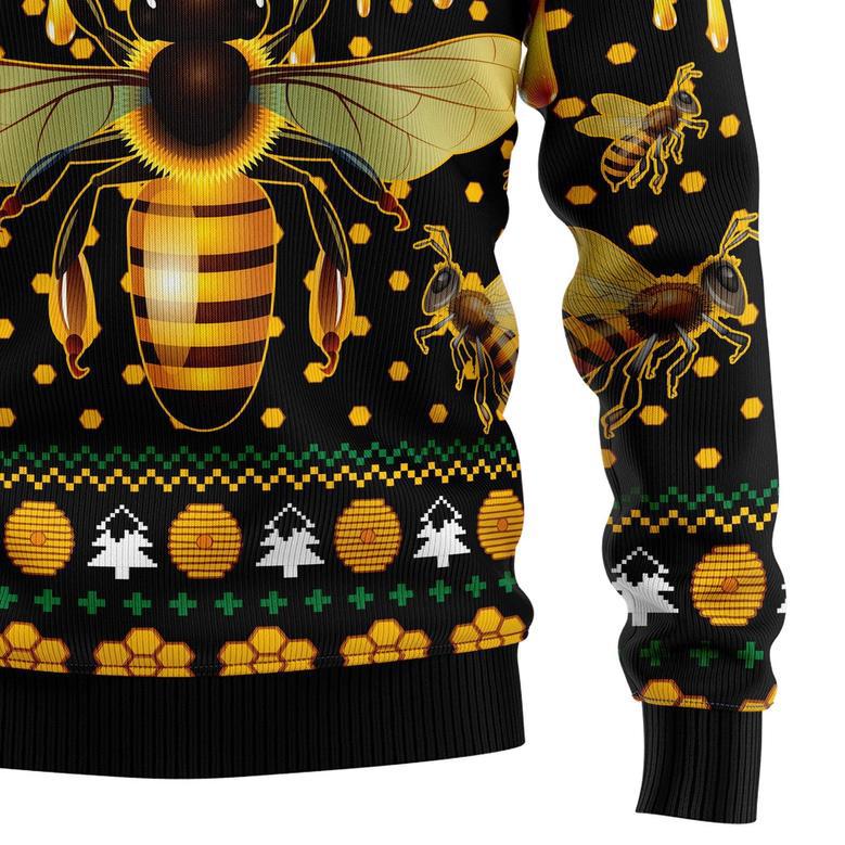 Bee Merry Ugly Christmas Sweater For Men And Women