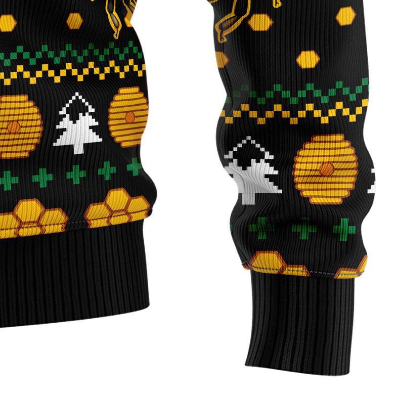 Bee Merry Ugly Christmas Sweater For Men And Women