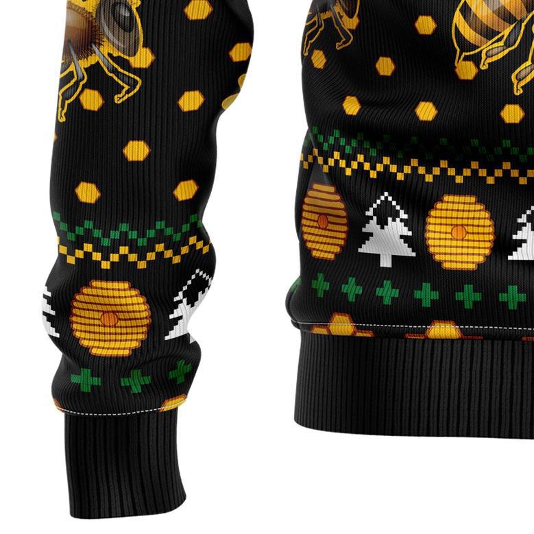 Bee Merry Ugly Christmas Sweater For Men And Women