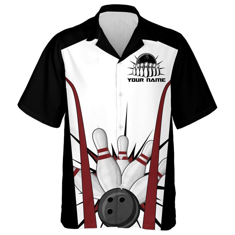 Bowling Custom Name Hawaiian Shirt, Funny Bowling Excuses Personalized Hawaiian Shirts For Men Women, Team, Bowling Lovers, Bowlers
