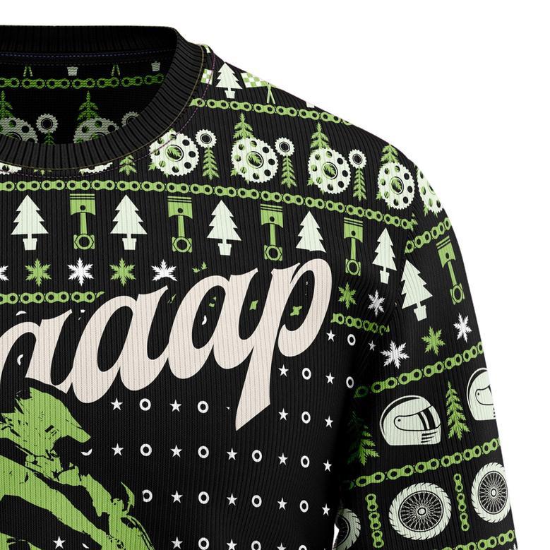 Braaap Moto Ugly Christmas Sweater For Men And Women