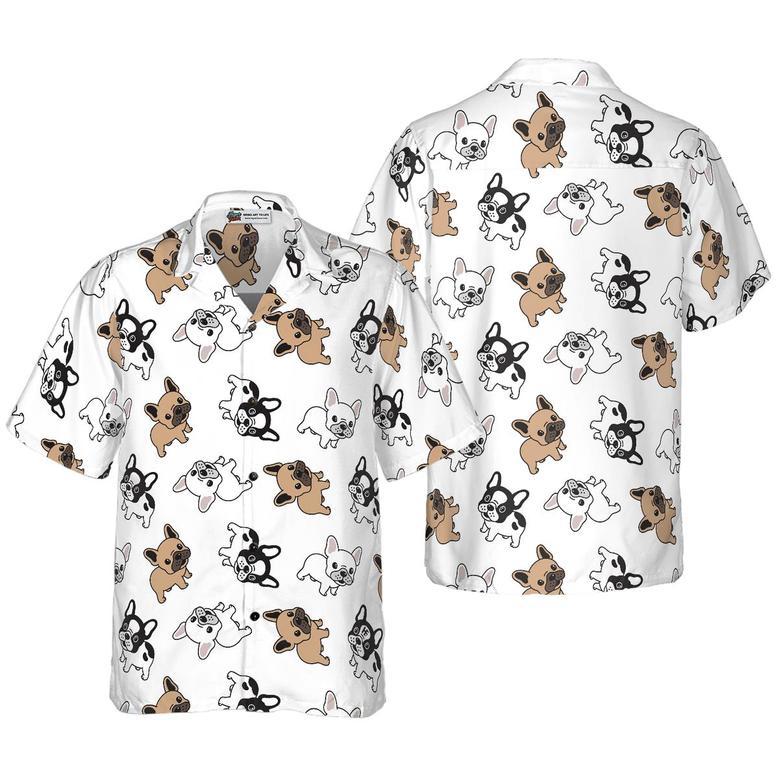 Bulldog Hawaiian Shirt, Funny French Bulldog Aloha Shirt For Men - Perfect Gift For Bulldog Lover, Husband, Boyfriend, Friend, Family