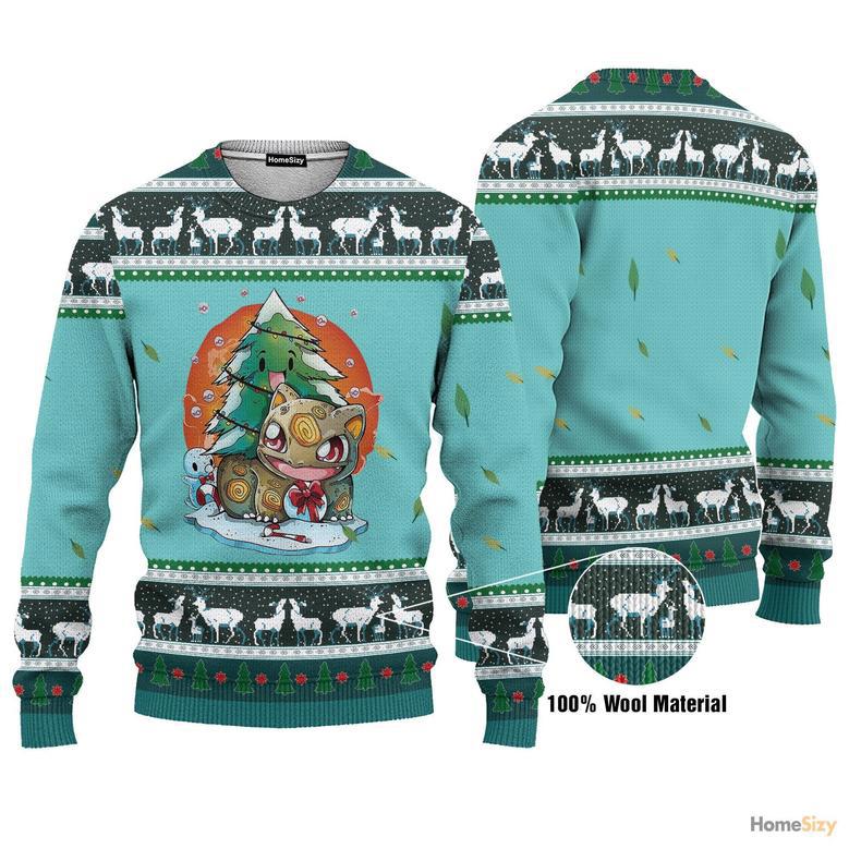 Christmas Bulbasaur Custom Cosplay Ugly Sweater