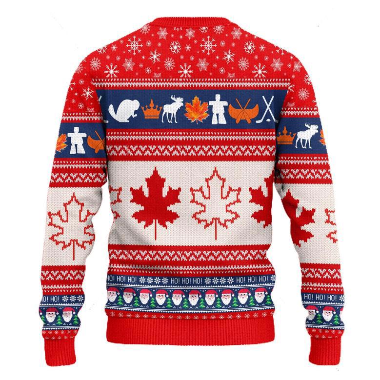 Christmas Canada Maple Leaf Ugly Christmas Sweater